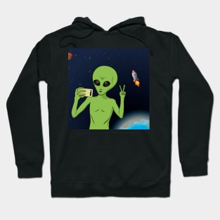 Alien selfie Hoodie